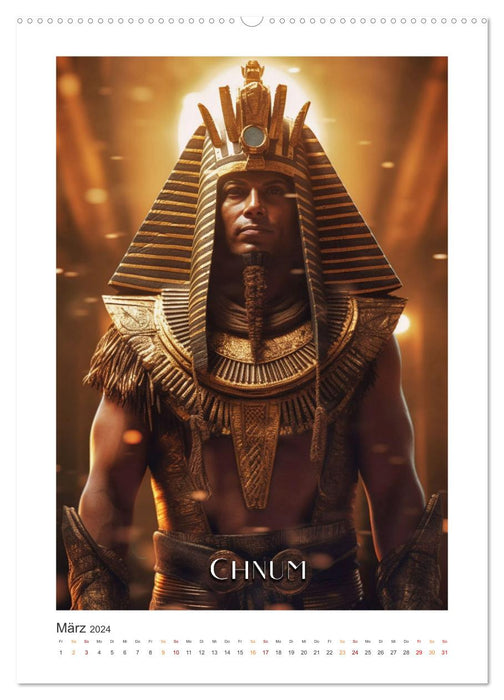 Ägytische Götter (CALVENDO Wandkalender 2024)