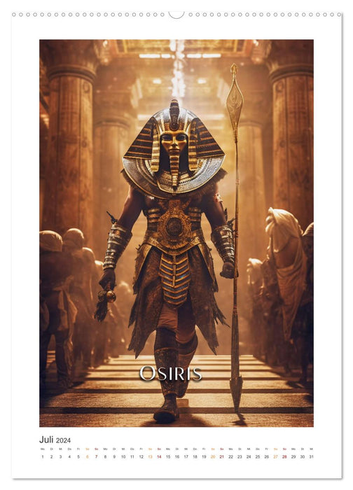 Egyptian Gods (CALVENDO Premium Wall Calendar 2024) 