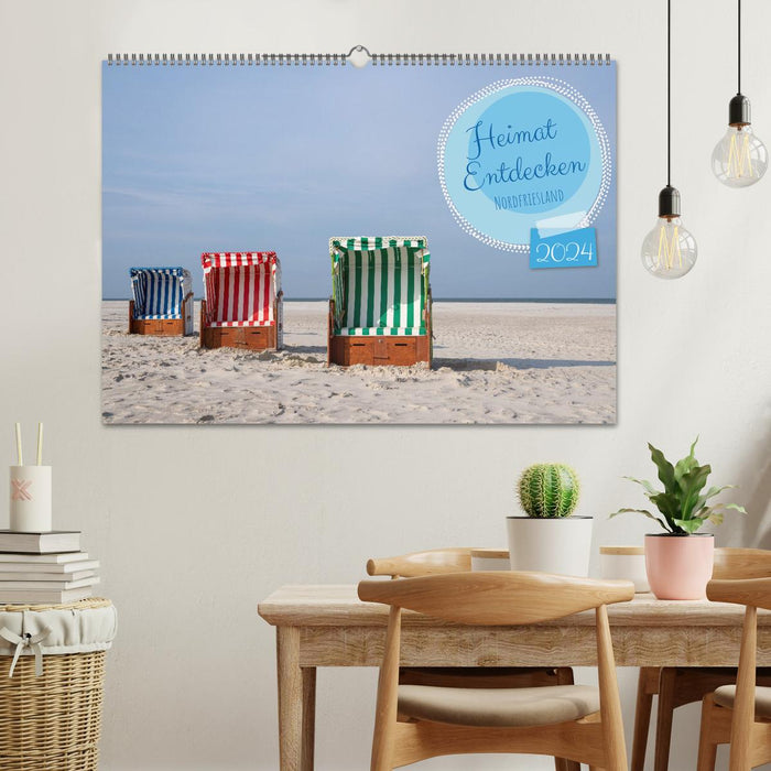 Discover your homeland - North Frisia (CALVENDO wall calendar 2024) 