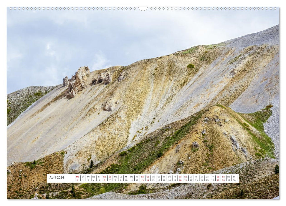 Die Route der Großen Alpen, der Col de l'Izoard (CALVENDO Wandkalender 2024)