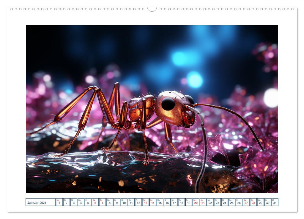 Magische Insekten (CALVENDO Wandkalender 2024)