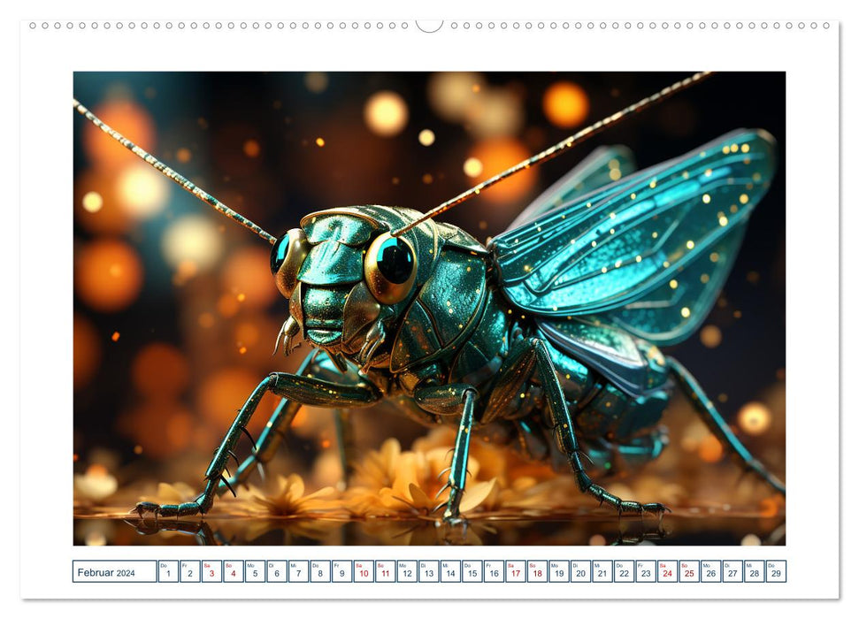 Magische Insekten (CALVENDO Wandkalender 2024)