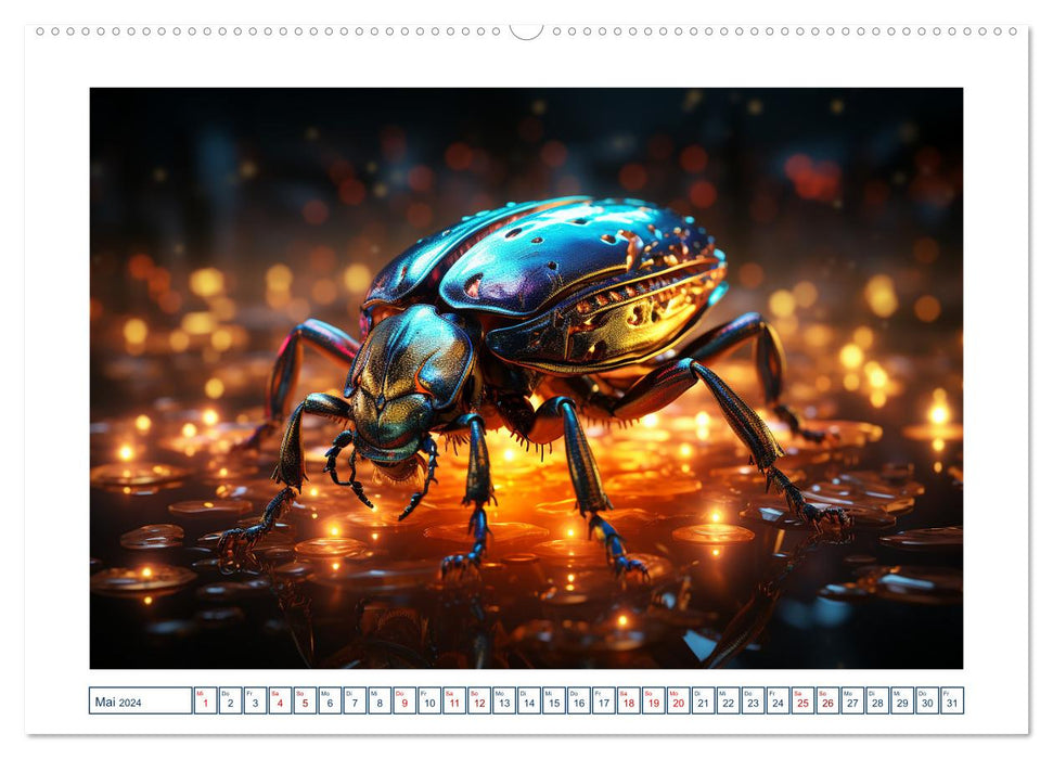 Magische Insekten (CALVENDO Premium Wandkalender 2024)