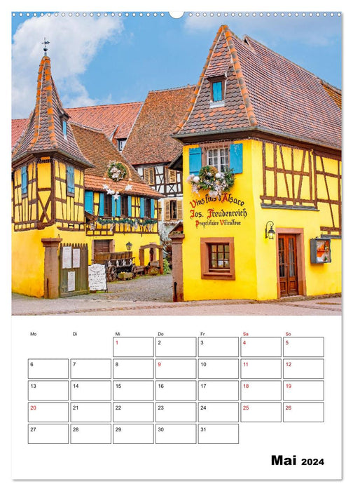 Elsass - Impressionen (CALVENDO Wandkalender 2024)