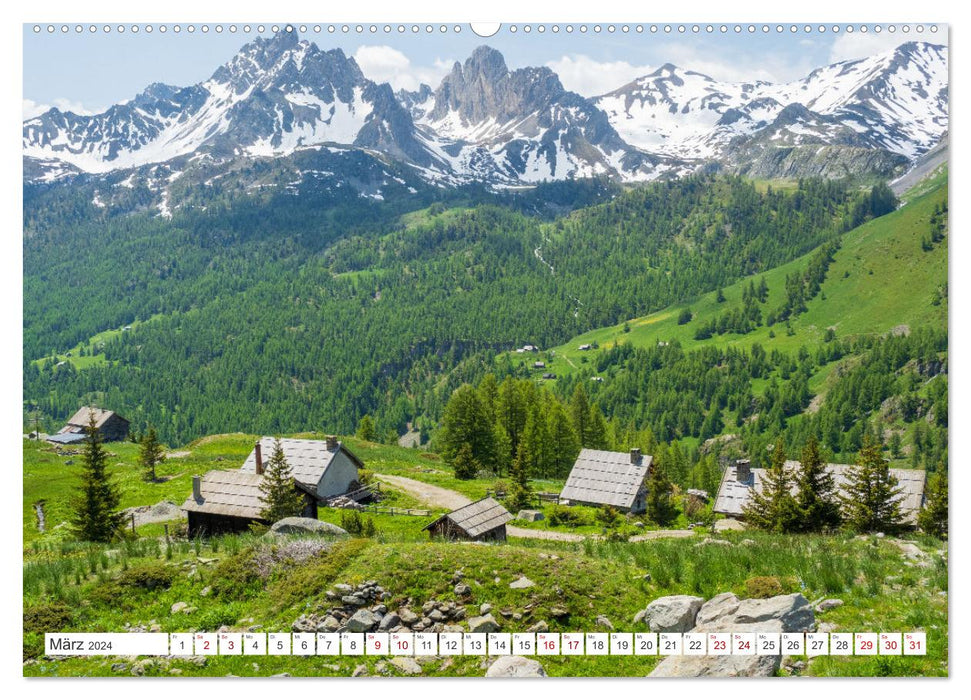 The Clarée Valley - the beautiful encounter with nature (CALVENDO Premium Wall Calendar 2024) 