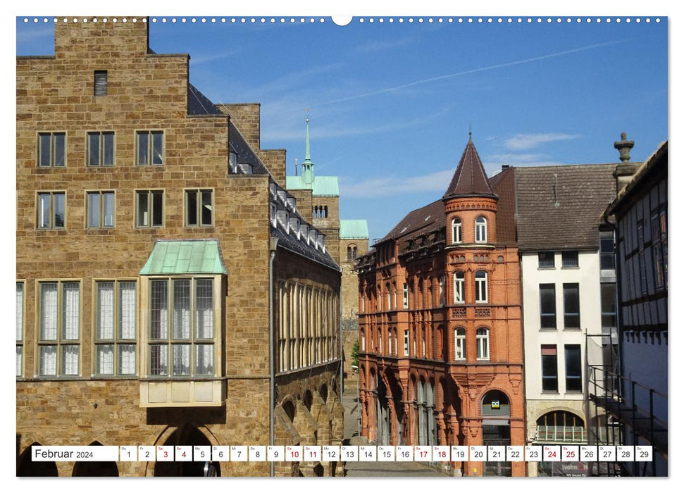 Minden - Impressions from the historic city on the Weser (CALVENDO Premium Wall Calendar 2024) 