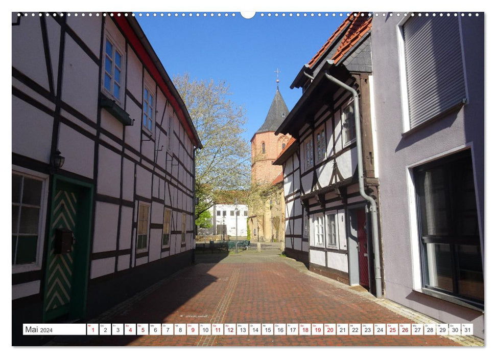Minden - Impressions from the historic city on the Weser (CALVENDO Premium Wall Calendar 2024) 