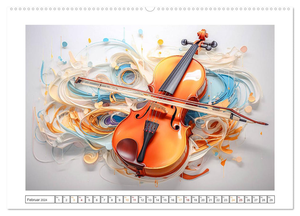 Abstract instruments (CALVENDO wall calendar 2024) 
