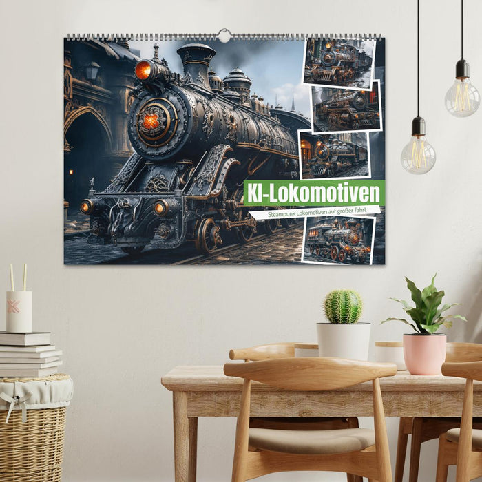 KI-Lokomotiven (CALVENDO Wandkalender 2024)
