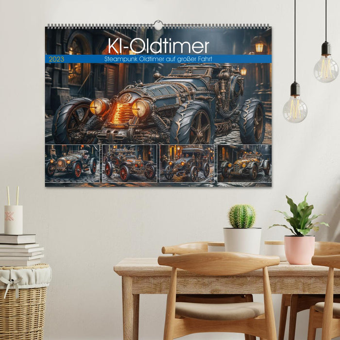 KI-Oldtimer (CALVENDO Wandkalender 2024)