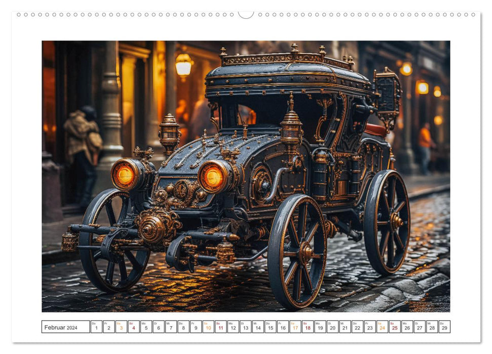 KI-Oldtimer (CALVENDO Wandkalender 2024)