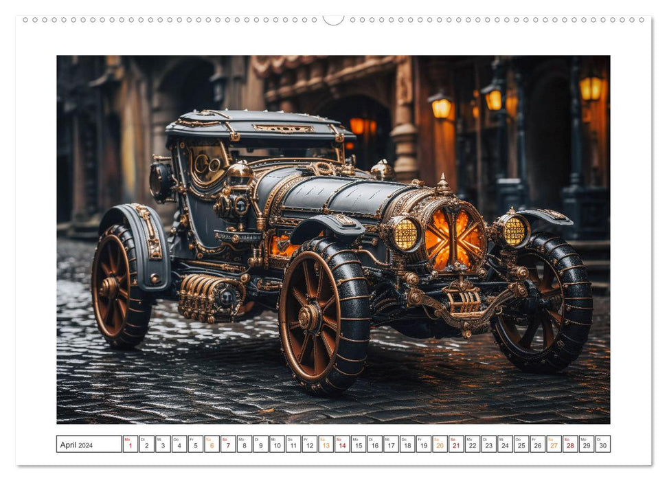 KI-Oldtimer (CALVENDO Wandkalender 2024)