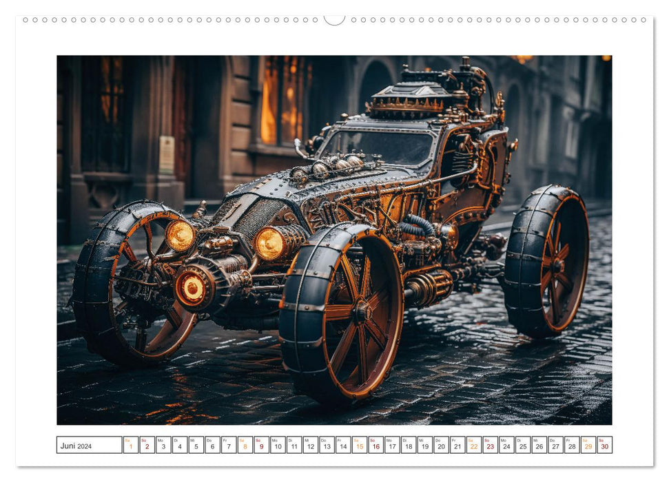 KI-Oldtimer (CALVENDO Wandkalender 2024)