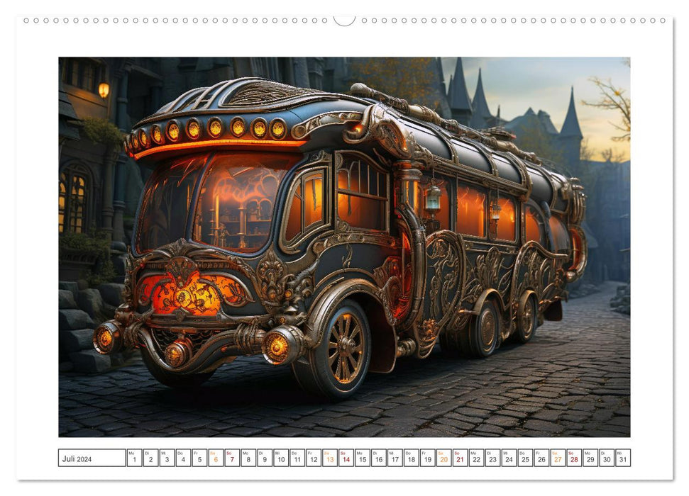 KI-Omnibusse (CALVENDO Premium Wandkalender 2024)