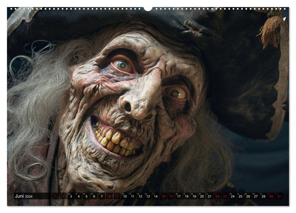 Das Piratenschiff - Willkommen in der Welt der Geister (CALVENDO Wandkalender 2024)