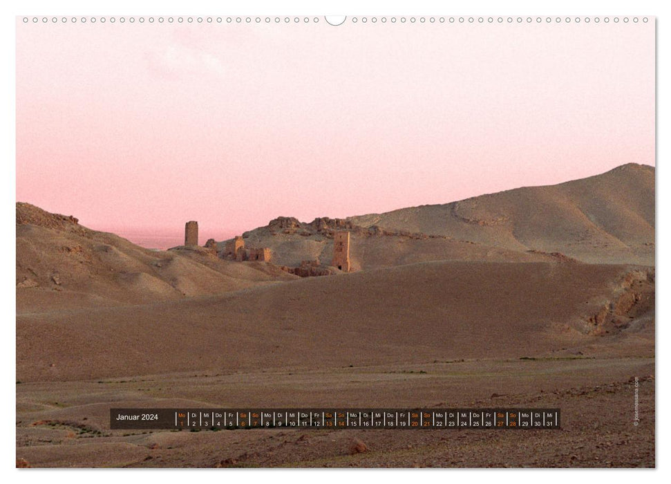 Palmyra und Apameia – Antike Metropolen in Gefahr (CALVENDO Premium Wandkalender 2024)