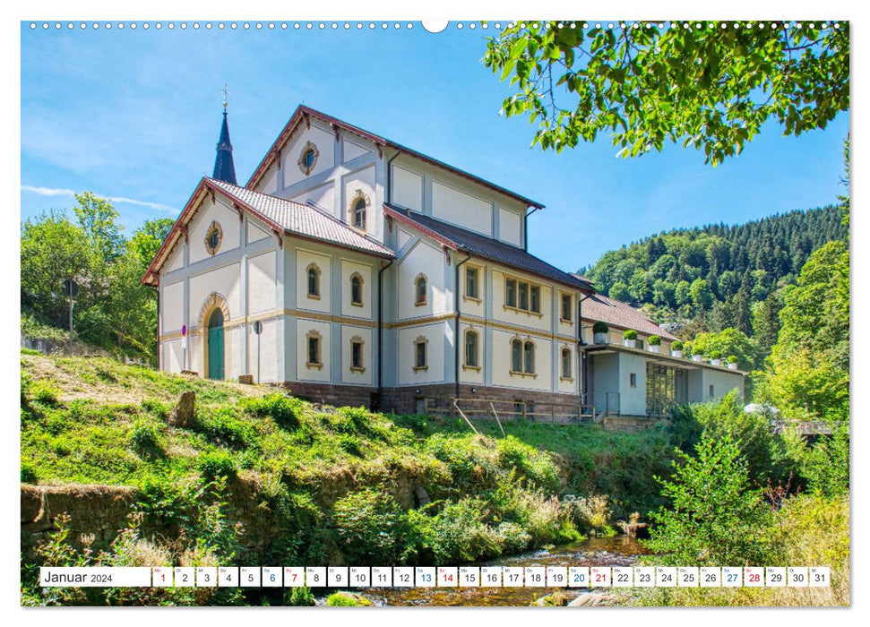 Bad Wildbad - Einfach genießen (CALVENDO Wandkalender 2024)