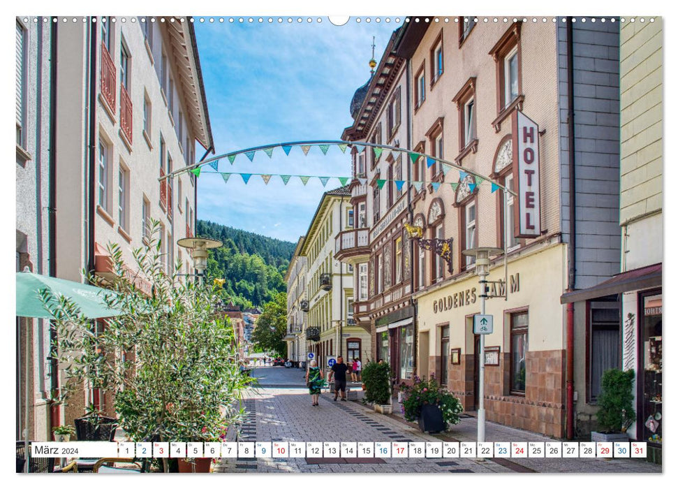 Bad Wildbad - Einfach genießen (CALVENDO Wandkalender 2024)