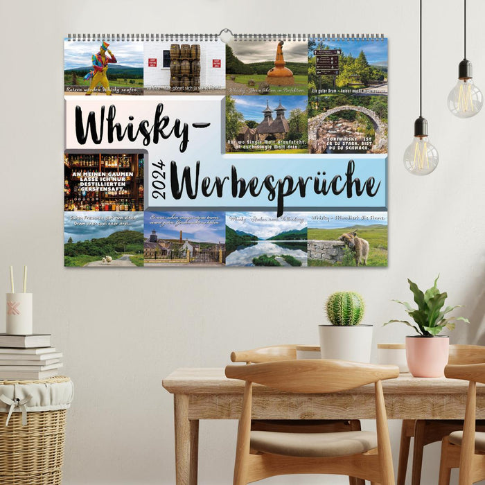 Whisky-Werbesprüche (CALVENDO Wandkalender 2024)