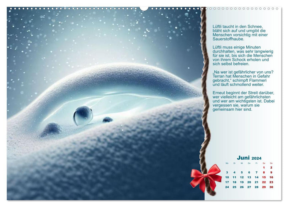 Missgeschick und Glück (CALVENDO Premium Wandkalender 2024)