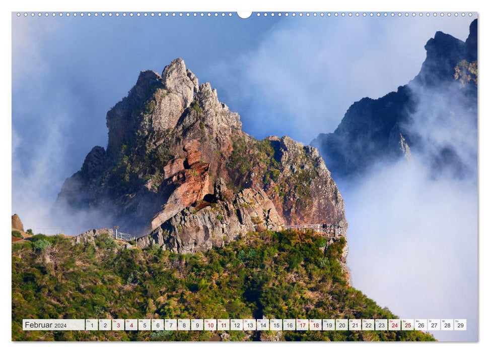 Madère, beauté de la nature (Calendrier mural CALVENDO 2024) 