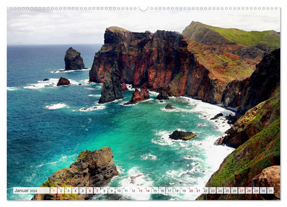 Madeira, Schönheit der Natur (CALVENDO Premium Wandkalender 2024)