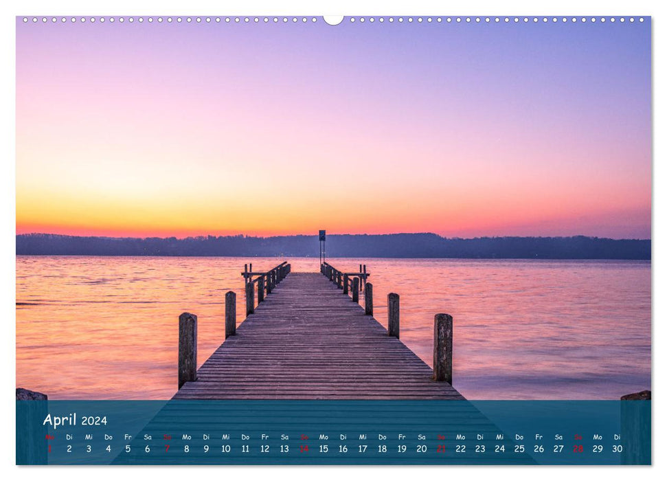 Stege - Seefotografie (CALVENDO Premium Wandkalender 2024)
