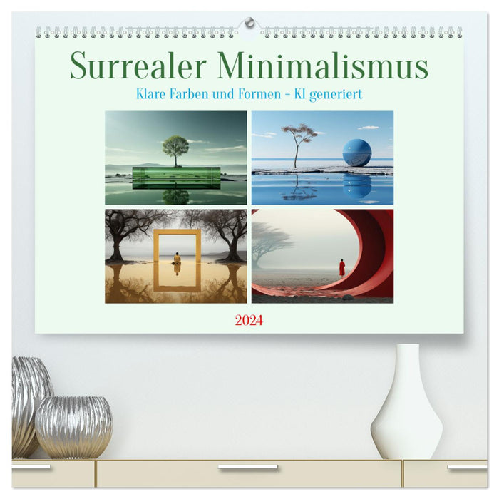 Minimalisme surréaliste (Calendrier mural CALVENDO Premium 2024) 