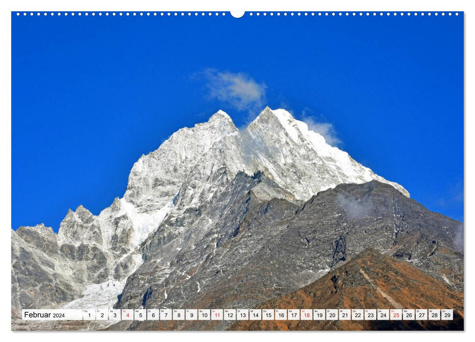 Grandioser Himalaya, Bergriesen in Nepal (CALVENDO Premium Wandkalender 2024)