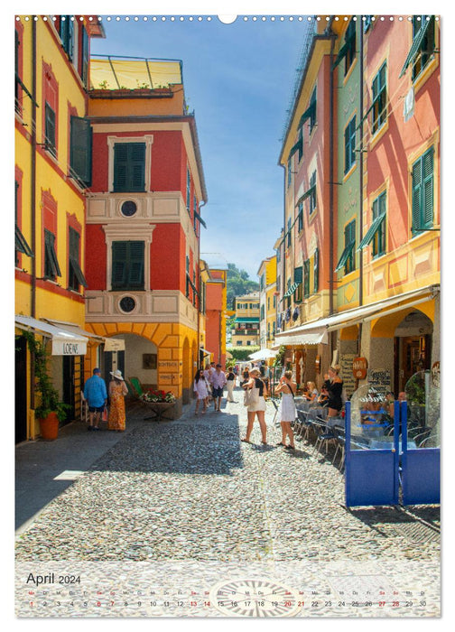 Portofino - Im Herzen der italienischen Riviera!! (CALVENDO Wandkalender 2024)