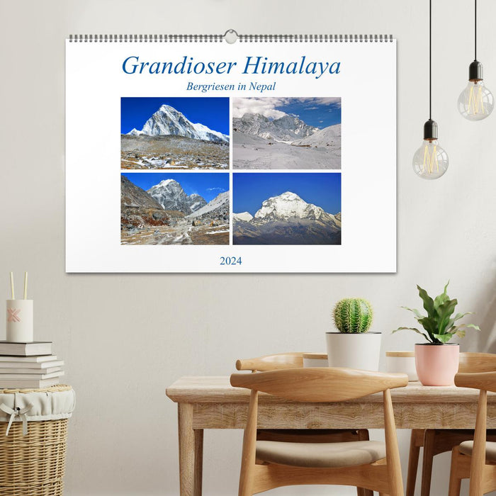 Grandioser Himalaya, Bergriesen in Nepal (CALVENDO Wandkalender 2024)