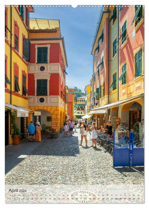 Portofino - Im Herzen der italienischen Riviera!! (CALVENDO Premium Wandkalender 2024)