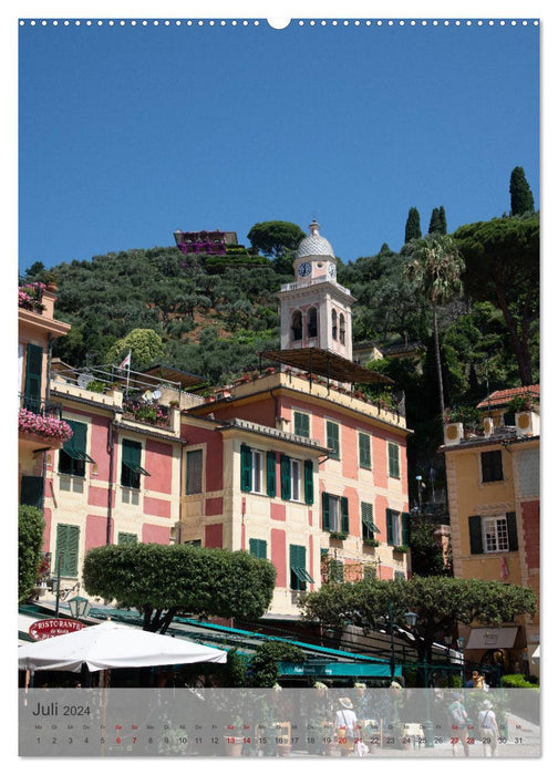 Portofino - Im Herzen der italienischen Riviera!! (CALVENDO Premium Wandkalender 2024)