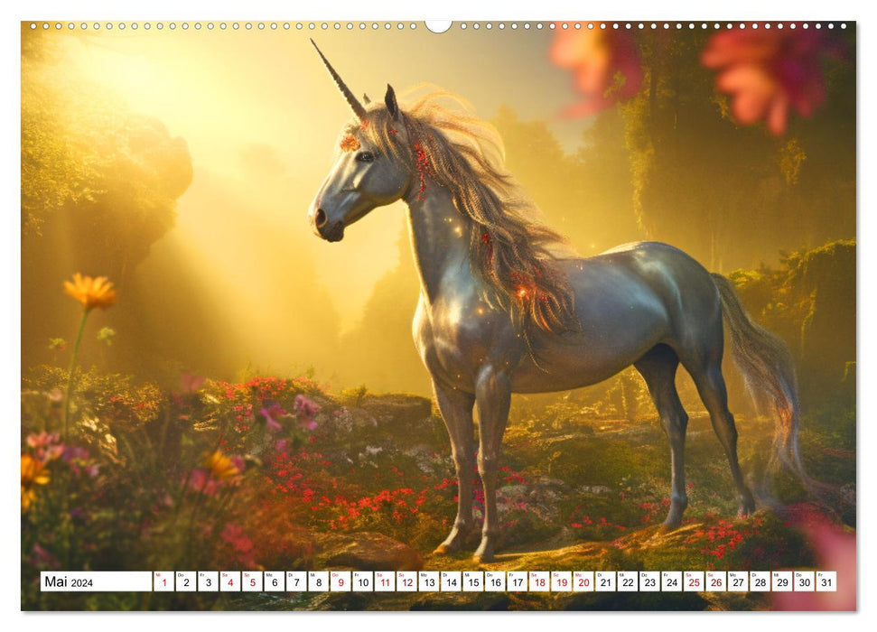 Créatures mystiques – Une année pleine de magie et de fantaisie (Calvendo Premium Wall Calendar 2024) 