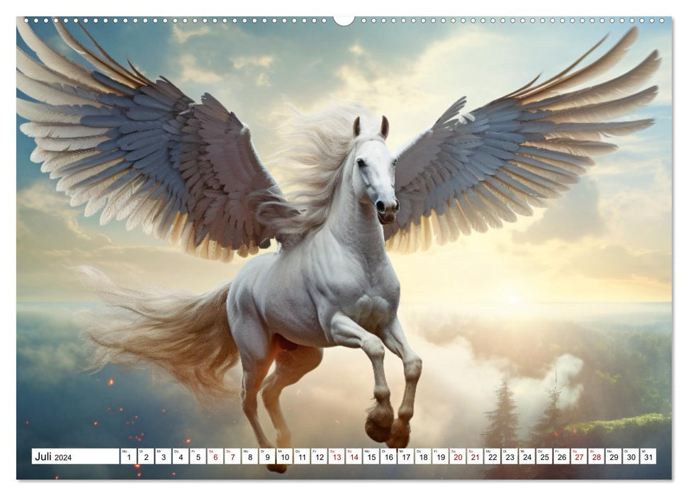 Mystische Kreaturen - Ein Jahr voller Magie und Fantasie (CALVENDO Premium Wandkalender 2024)