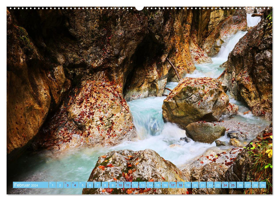 Naturschauspiel Zillertaler Wasser (CALVENDO Premium Wandkalender 2024)