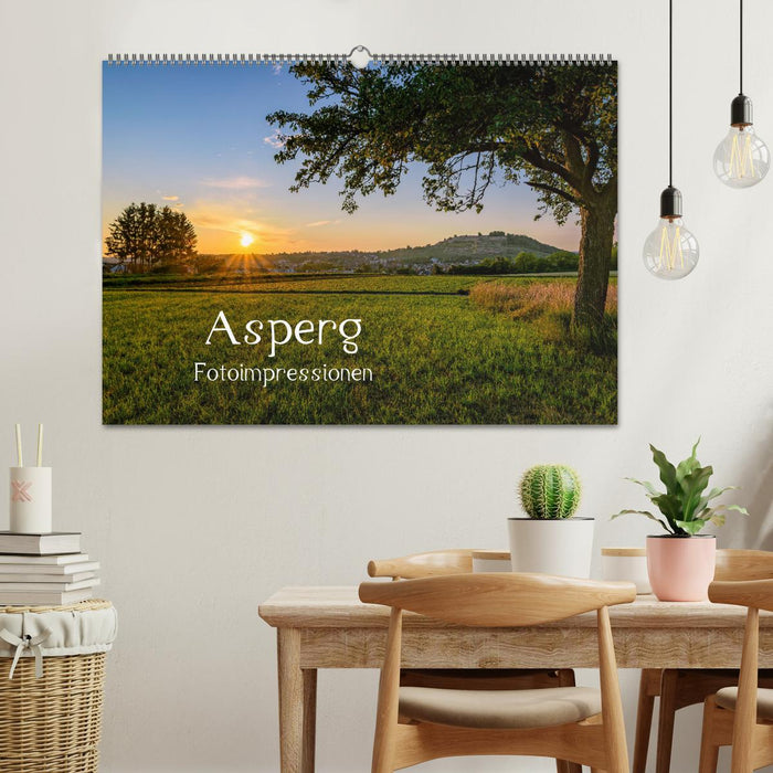 Asperg - Fotoimpressionen (CALVENDO Wandkalender 2024)