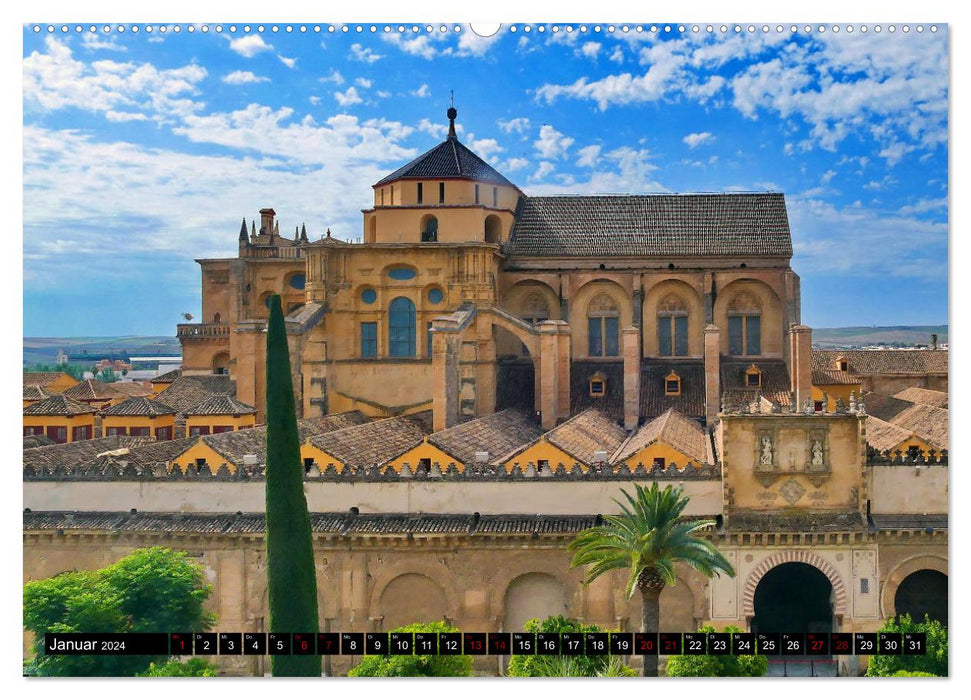 Andalusien, historisch und modern (CALVENDO Wandkalender 2024)