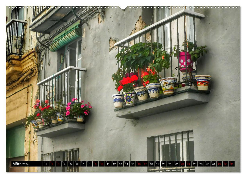 L'Andalousie, historique et moderne (Calendrier mural CALVENDO Premium 2024) 