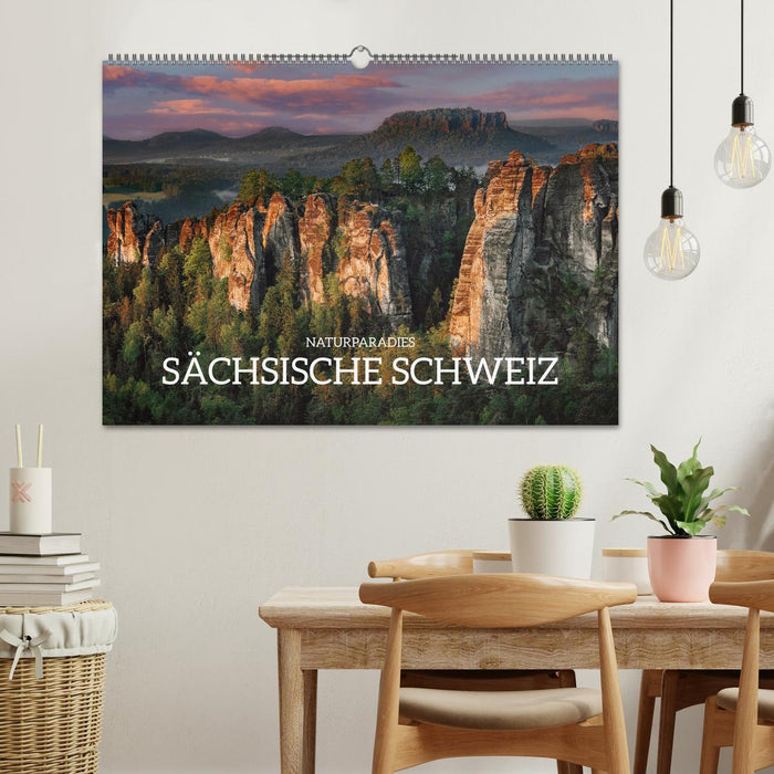 Naturparadies Sächsische Schweiz (CALVENDO Wandkalender 2024)