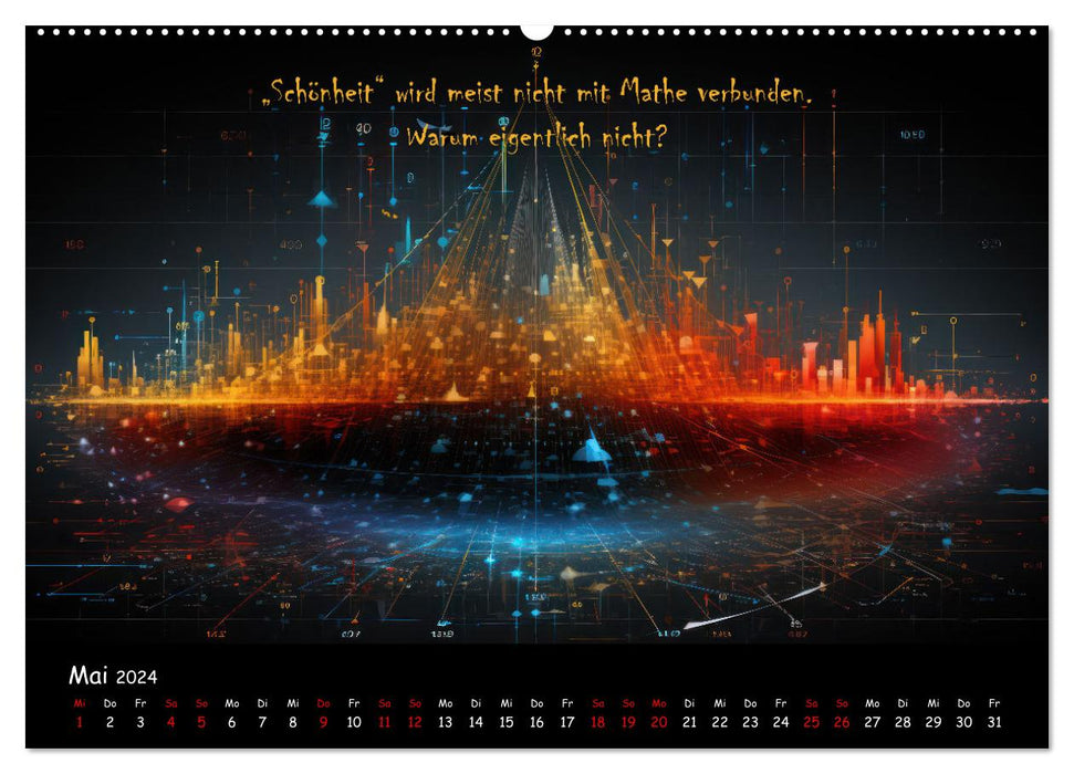 Mathe ist eigentlich doch ganz cool! (CALVENDO Premium Wandkalender 2024)