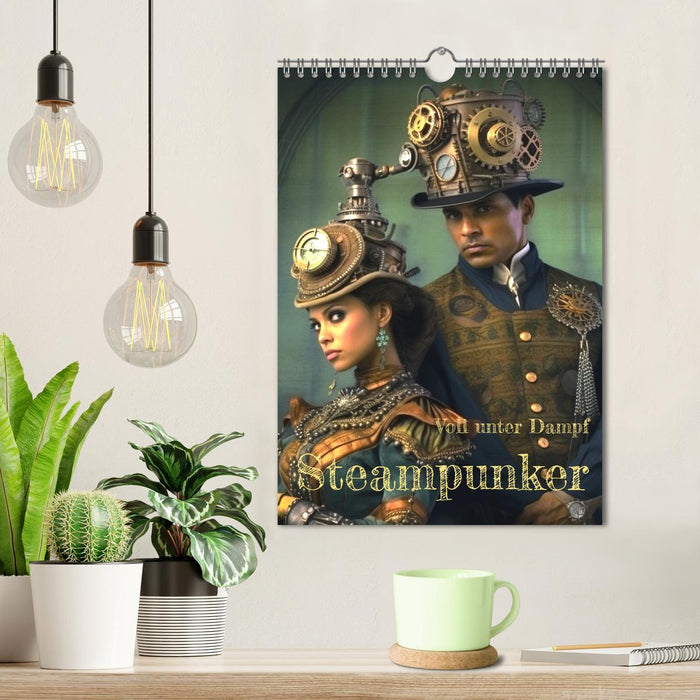 Voll unter Dampf: Steampunker (CALVENDO Wandkalender 2024)