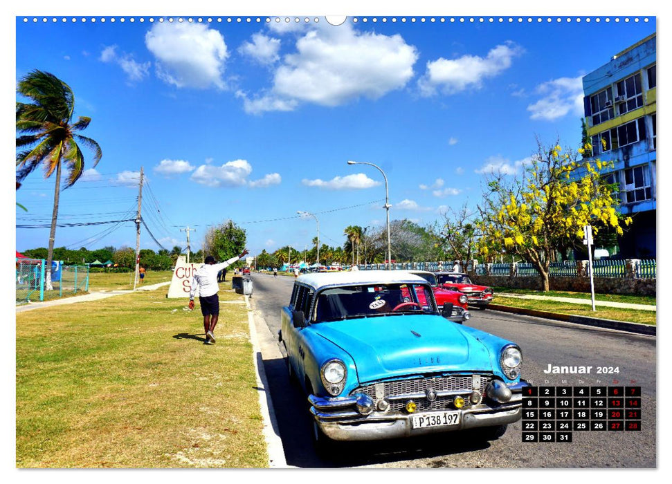 BEST OF BUICK - Ein Kombi-Klassiker in Kuba (CALVENDO Wandkalender 2024)