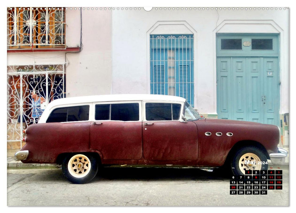 BEST OF BUICK - Ein Kombi-Klassiker in Kuba (CALVENDO Wandkalender 2024)