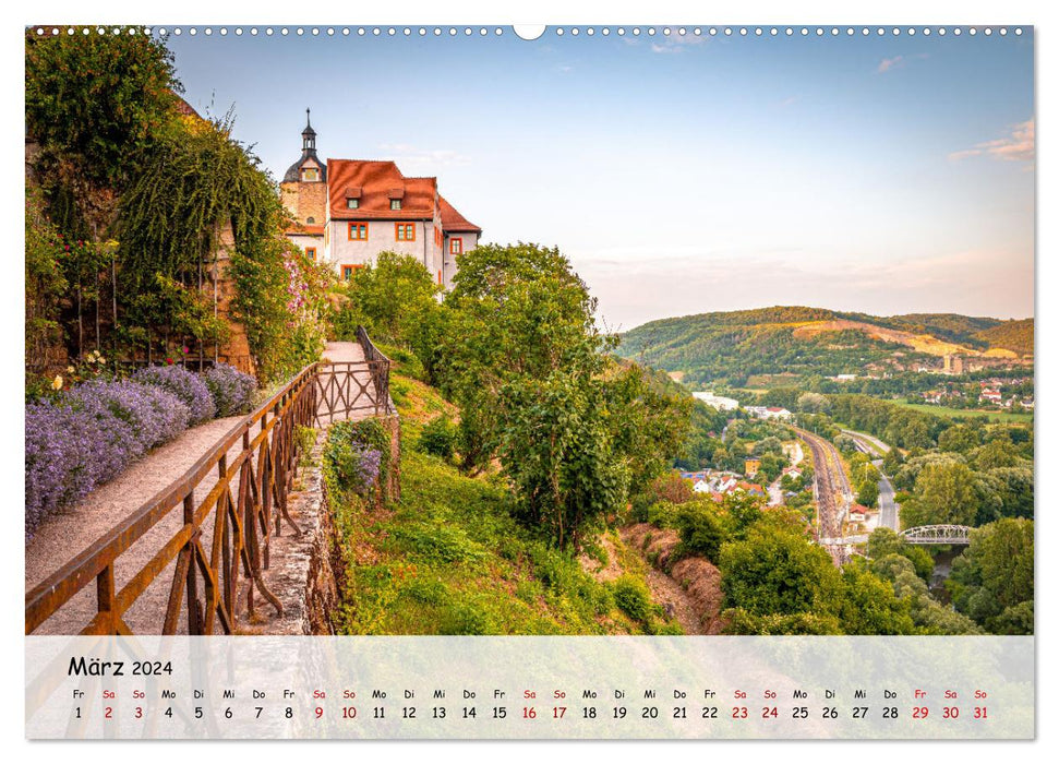 Dornburger Schlösser bei Jena (CALVENDO Premium Wandkalender 2024)