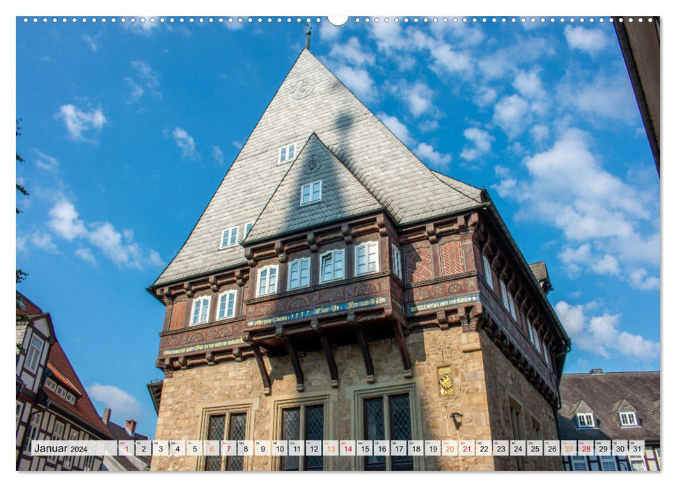 Historisches Goslar - Niedersachsen (CALVENDO Wandkalender 2024)