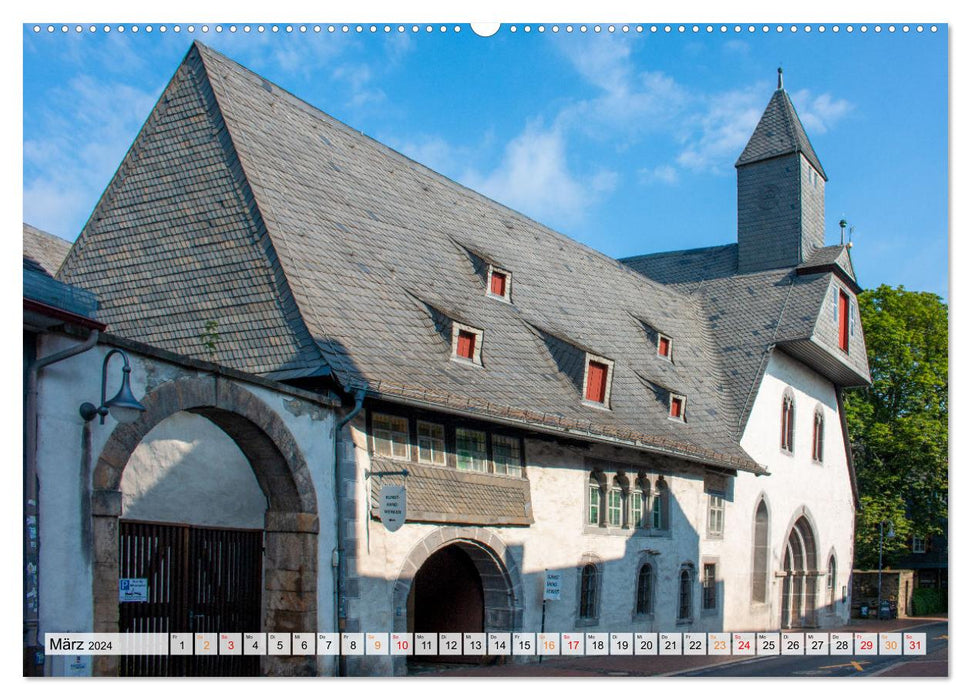 Historisches Goslar - Niedersachsen (CALVENDO Wandkalender 2024)