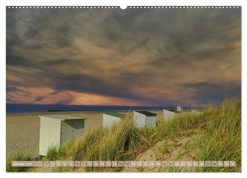 Zeeland - Wasser, Sand und Meer (CALVENDO Premium Wandkalender 2024)