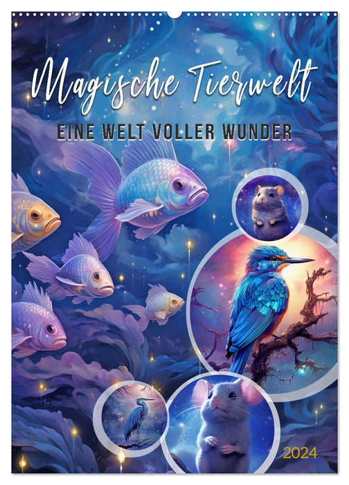 Magische Tierwelt (CALVENDO Wandkalender 2024)