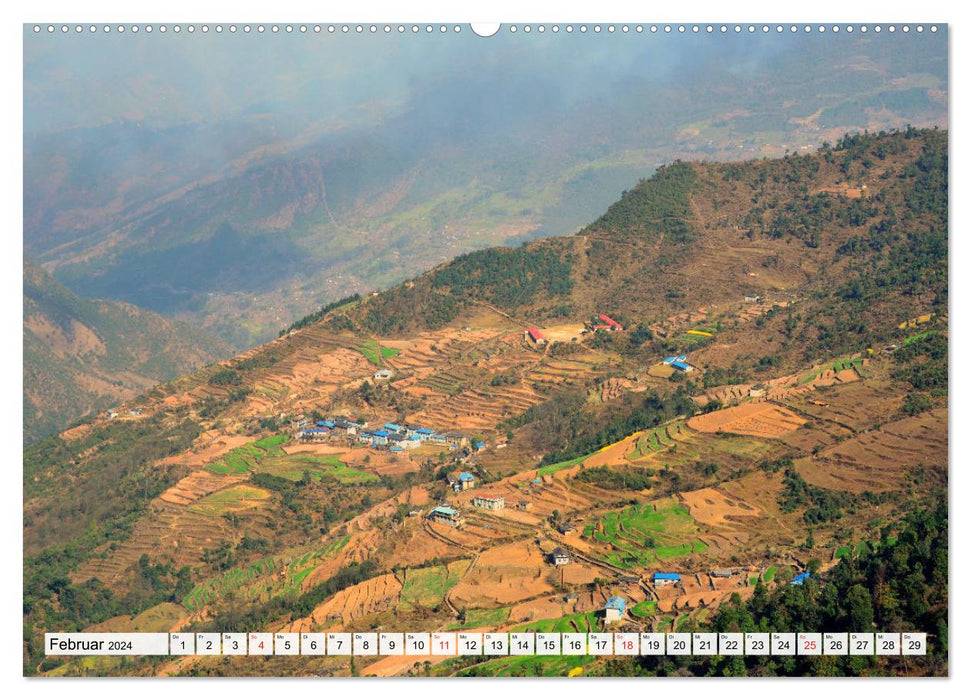 Traumtrekking in NEPAL (CALVENDO Wandkalender 2024)